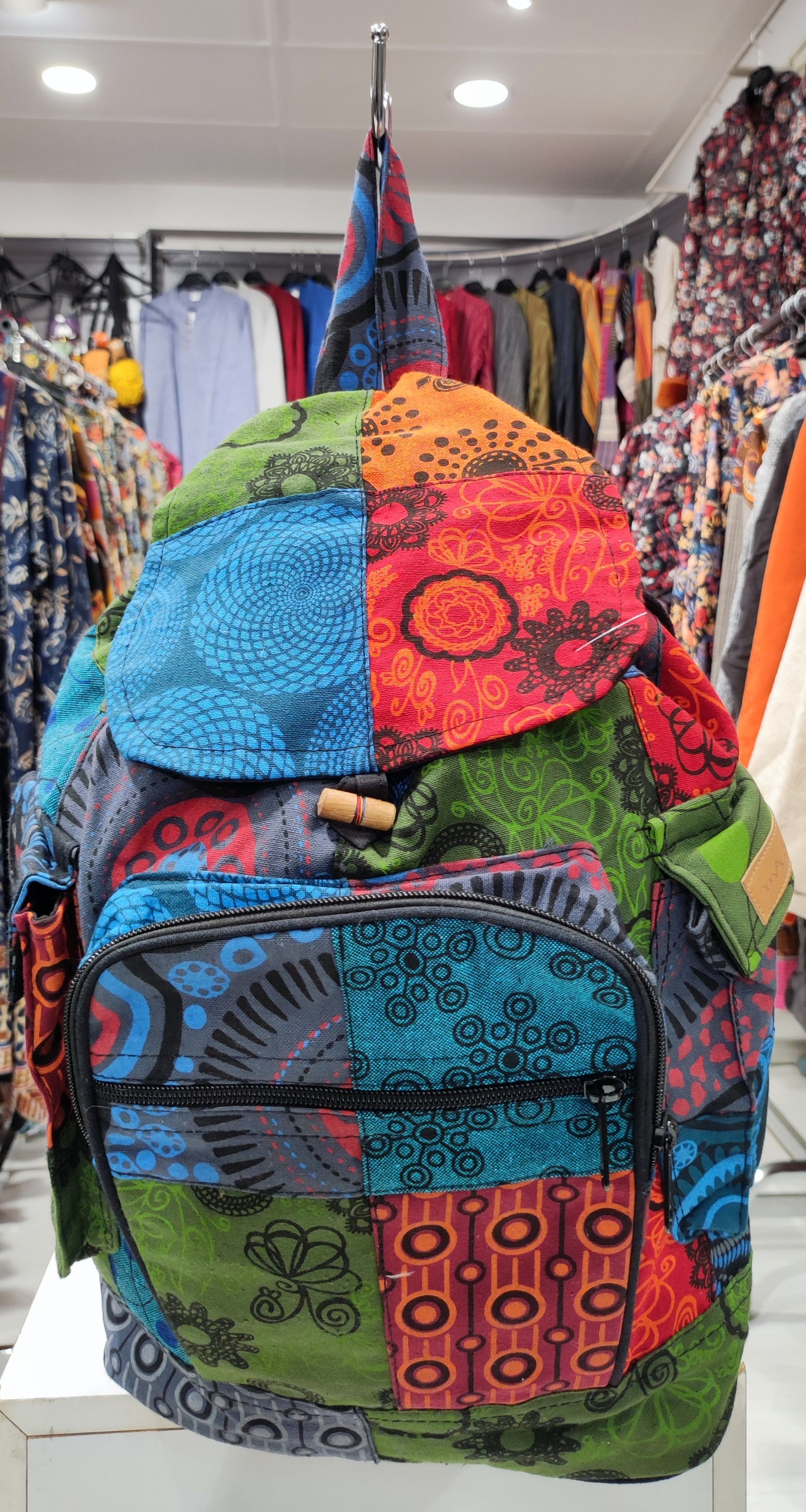 Sac à dos patchwork