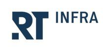 RT Infran logo tummansinisenä valkoisella taustalla