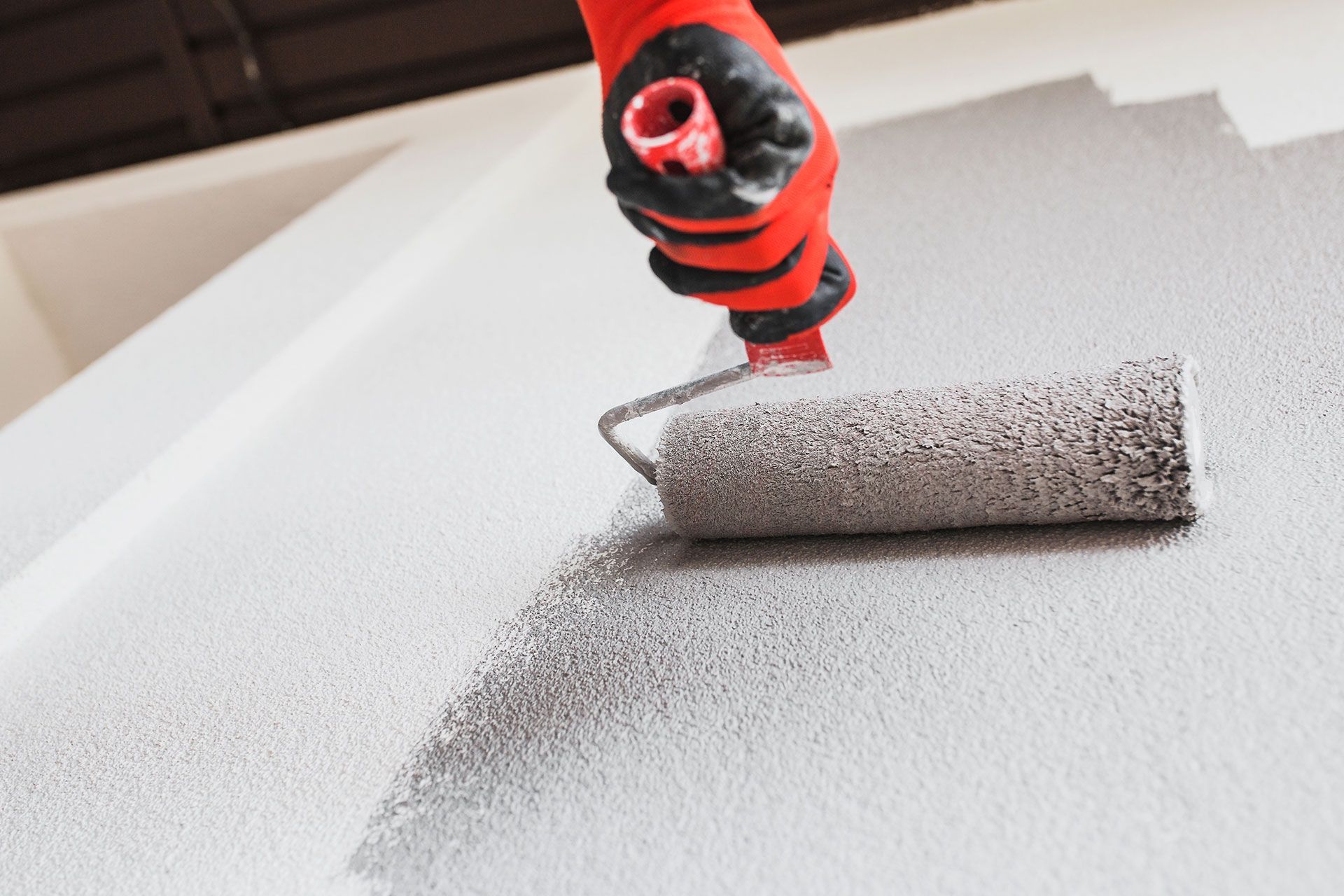 Farbrolle - Farbe auftragen