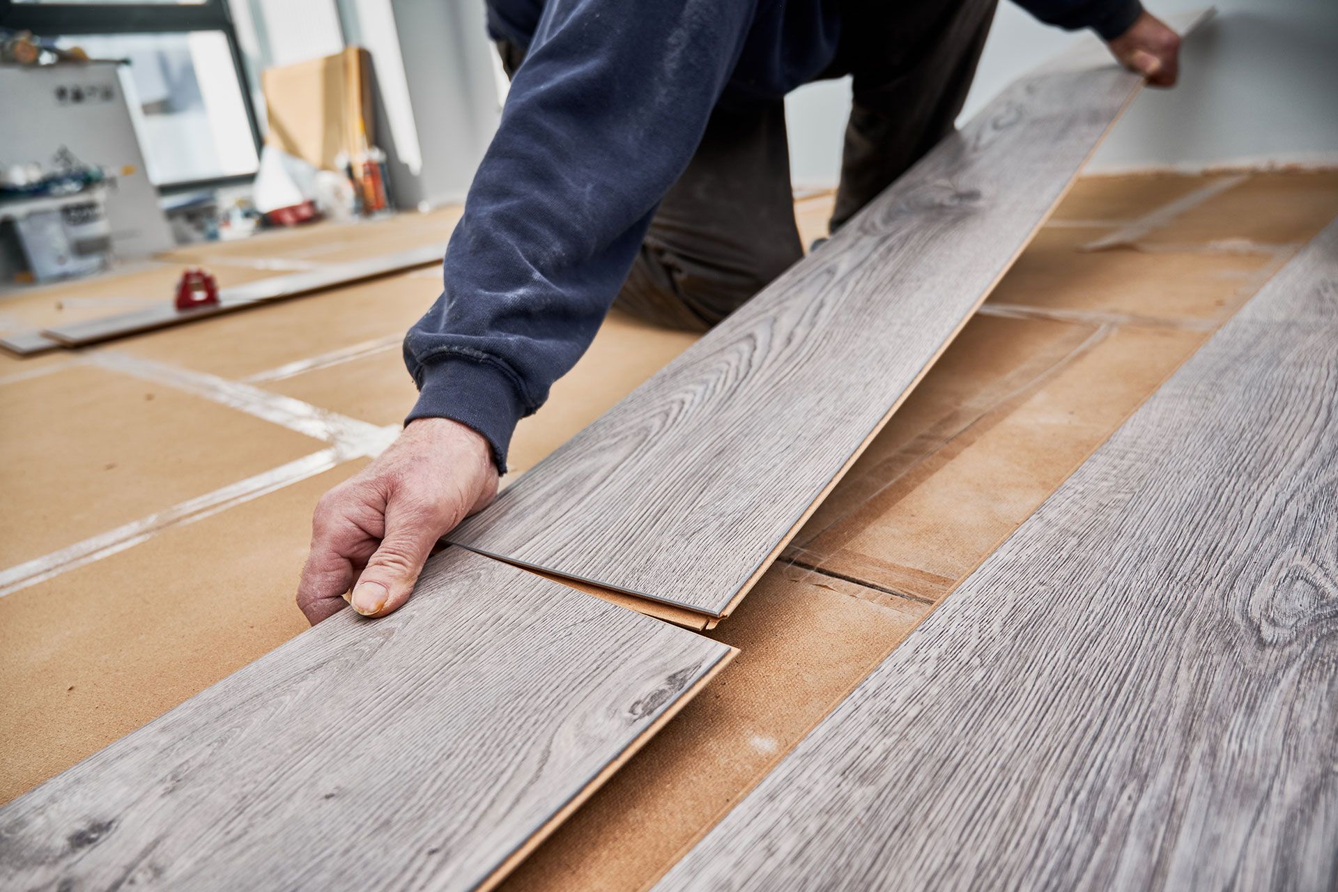 Bodenverlegung Holzboden