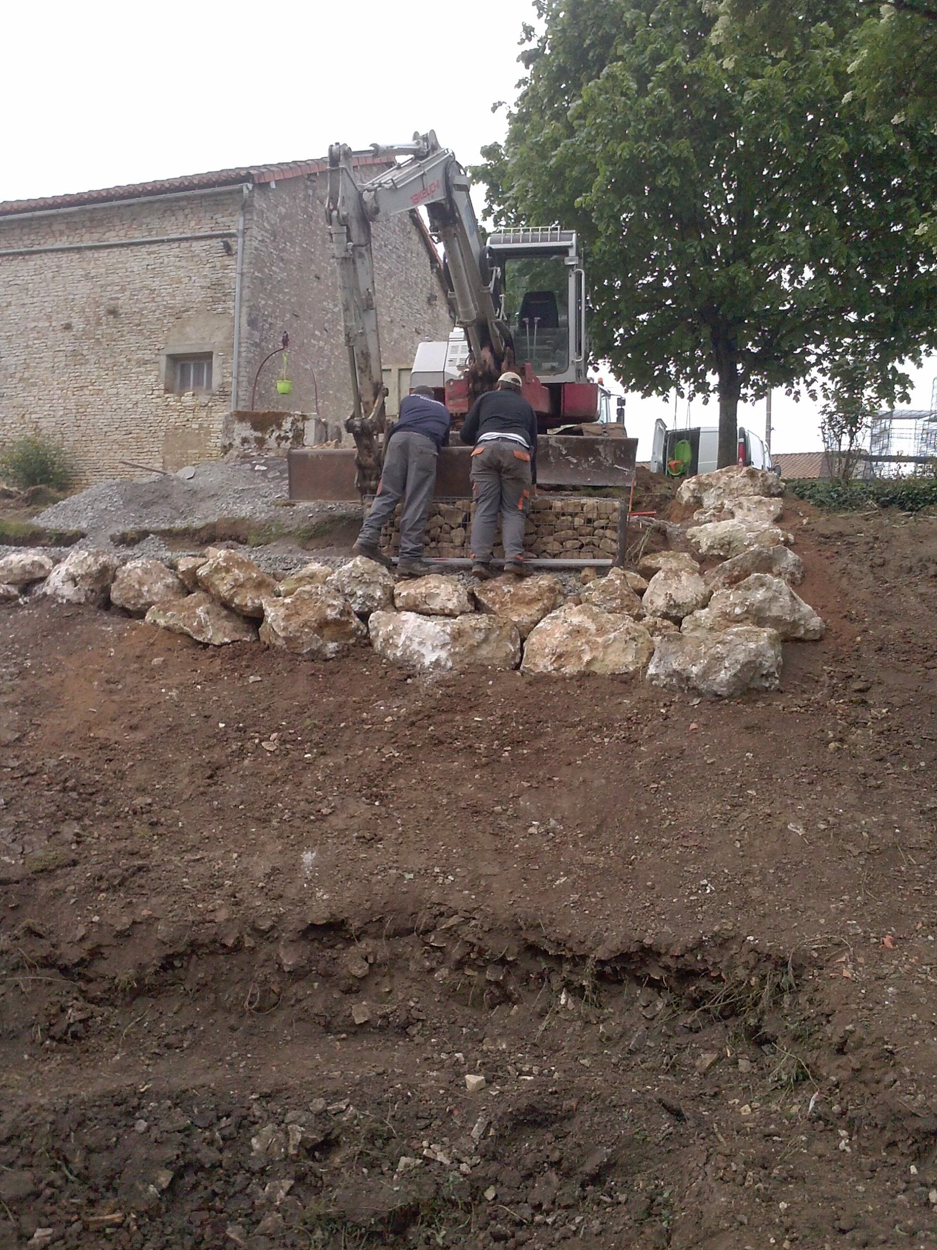 Réalisation de gabion