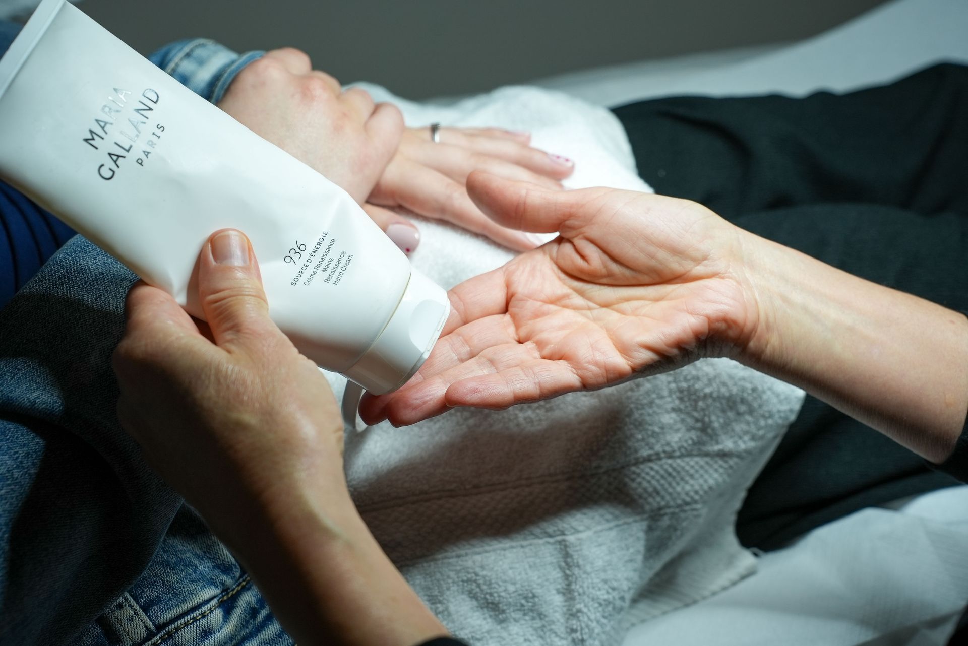 Tube de crème pour les mains