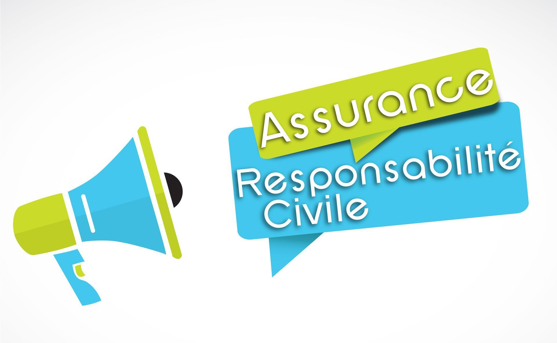 Un haut-parleur disant une assurance de responsabilité civile