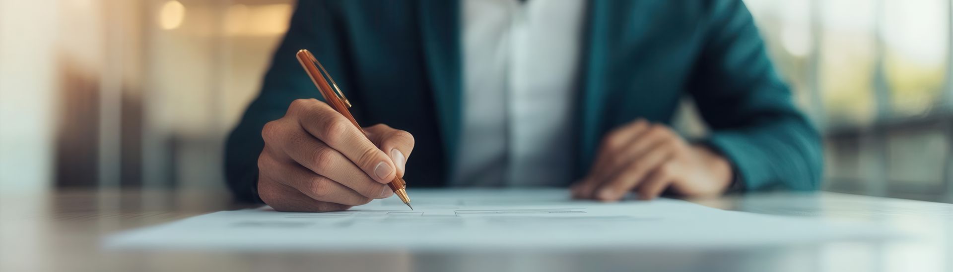 Une signature pour un placement immobilier