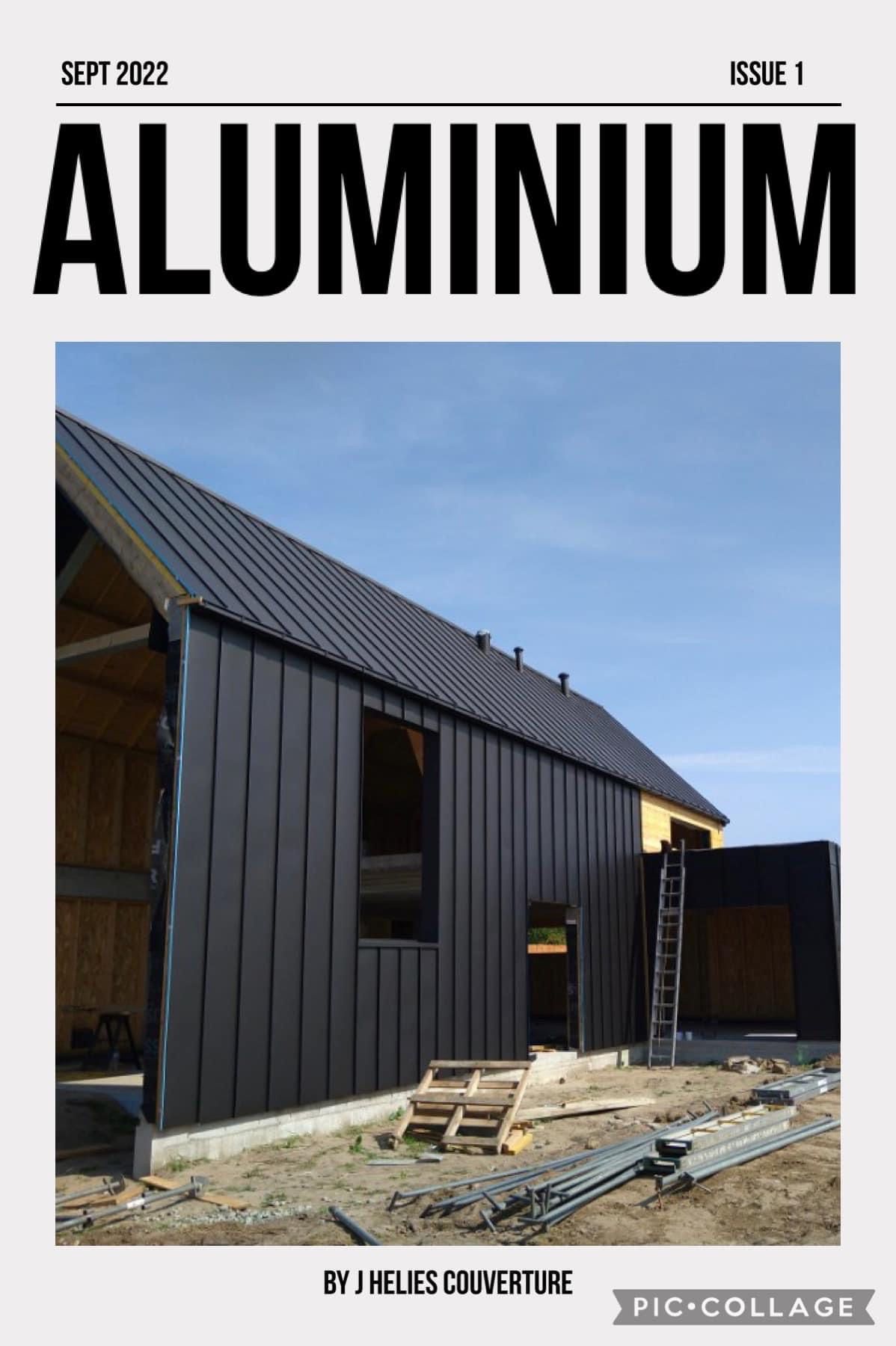 Toit et revêtement en aluminium