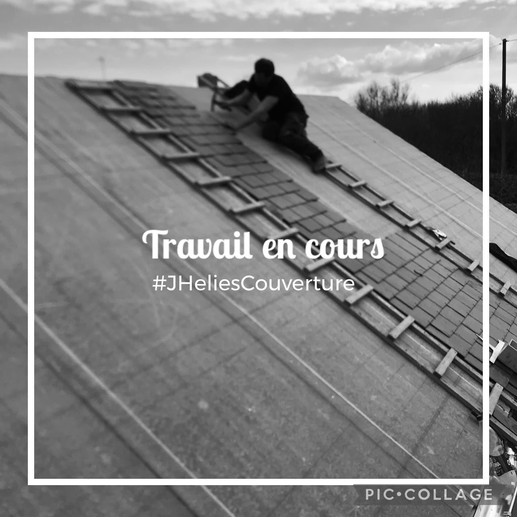 Travaux couverture en cours