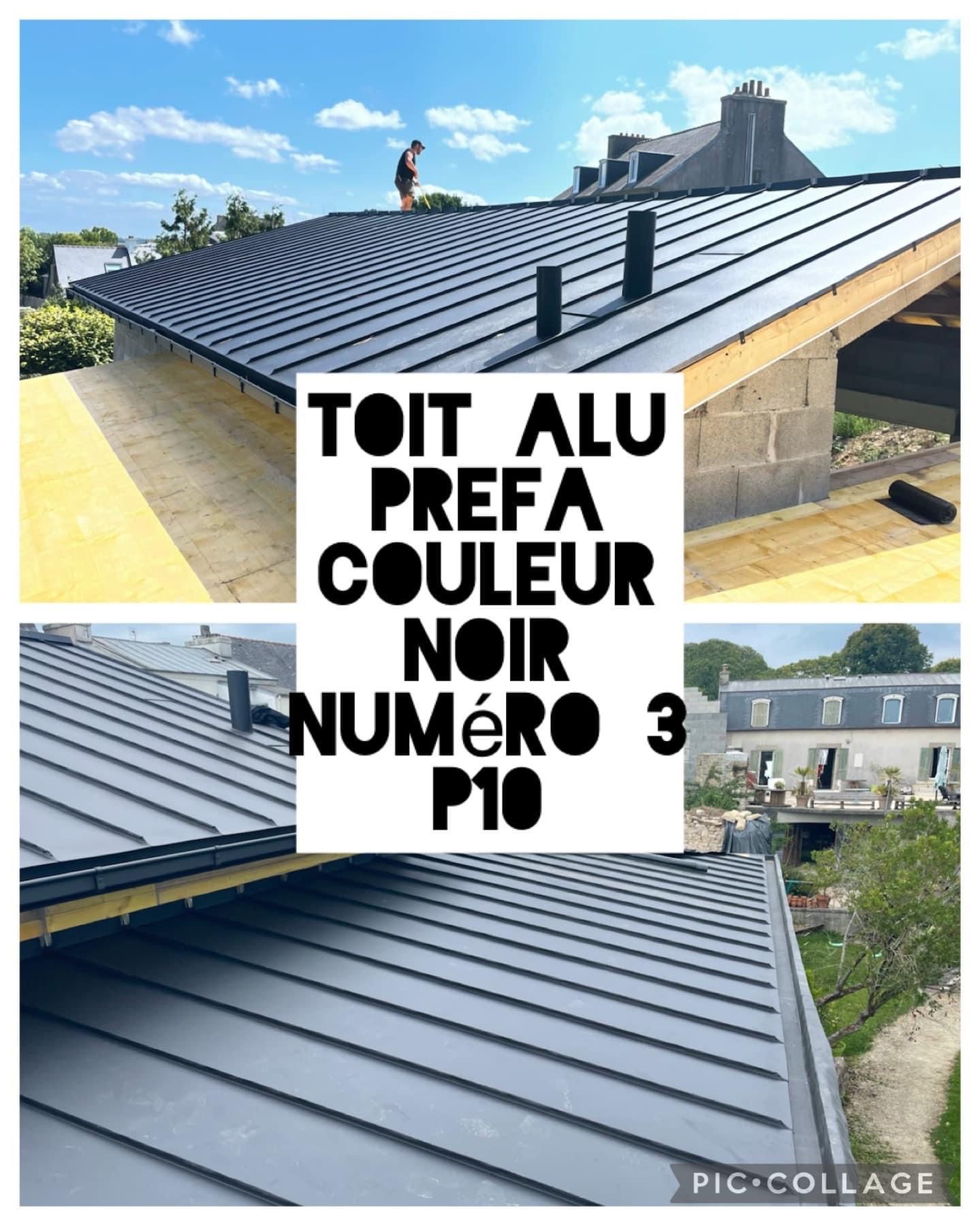 Toit aluminuim couleur noir