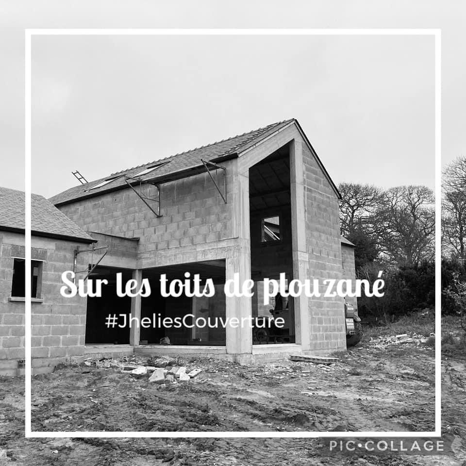 Travaux sur les toits de Plouzané