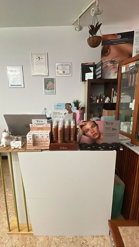 Mostrador de tienda pequeño 