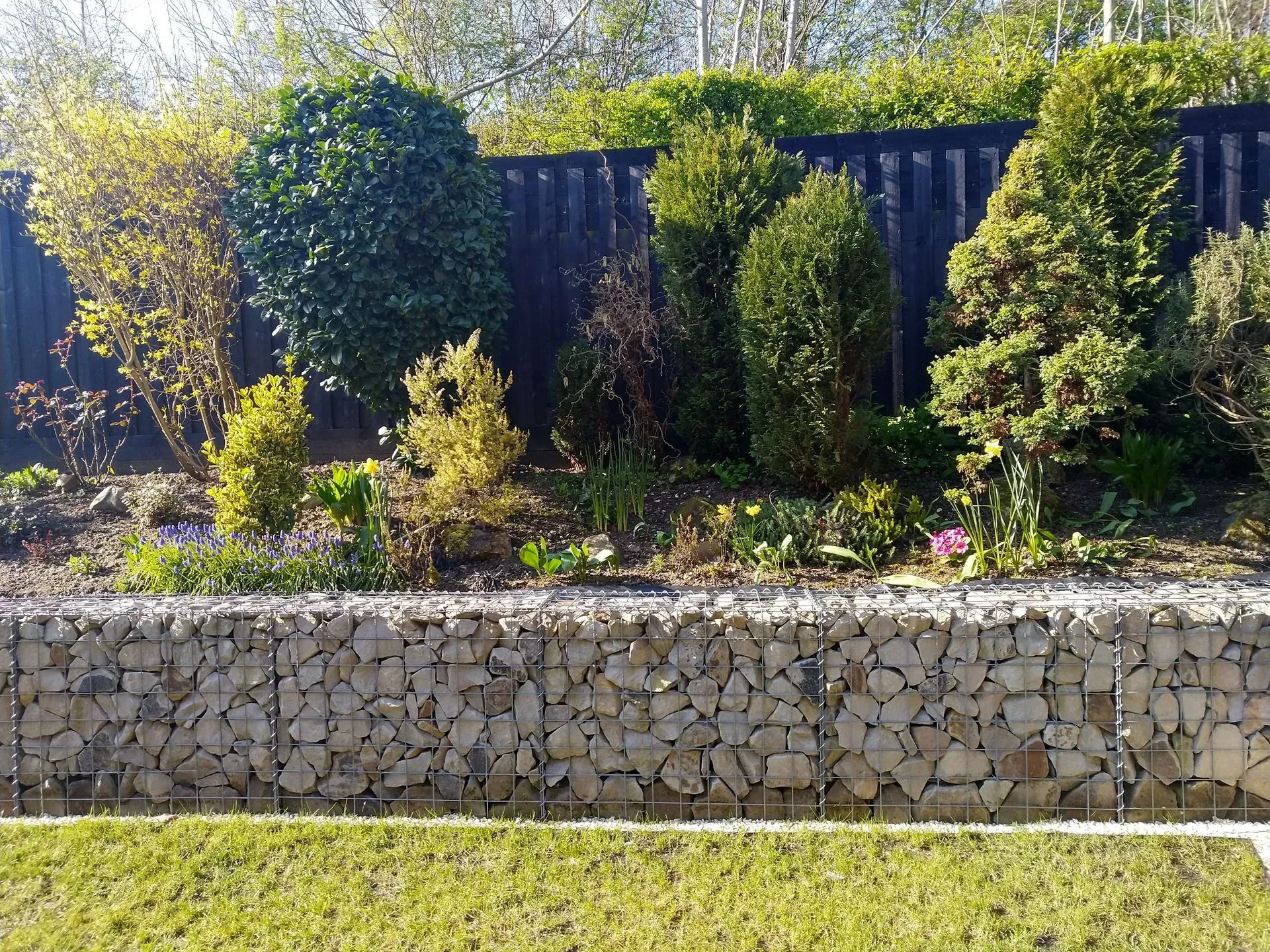 Mur en gabion