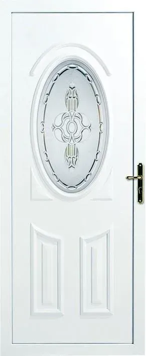 Porte décorative blanche