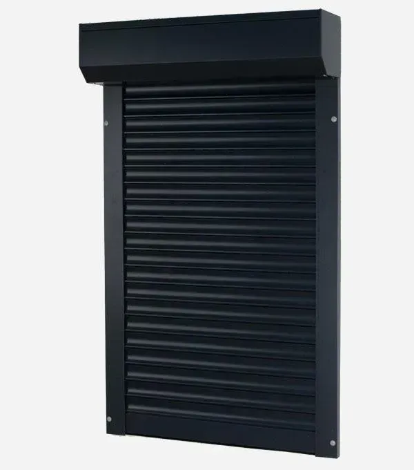 Volet roulant en aluminium noir