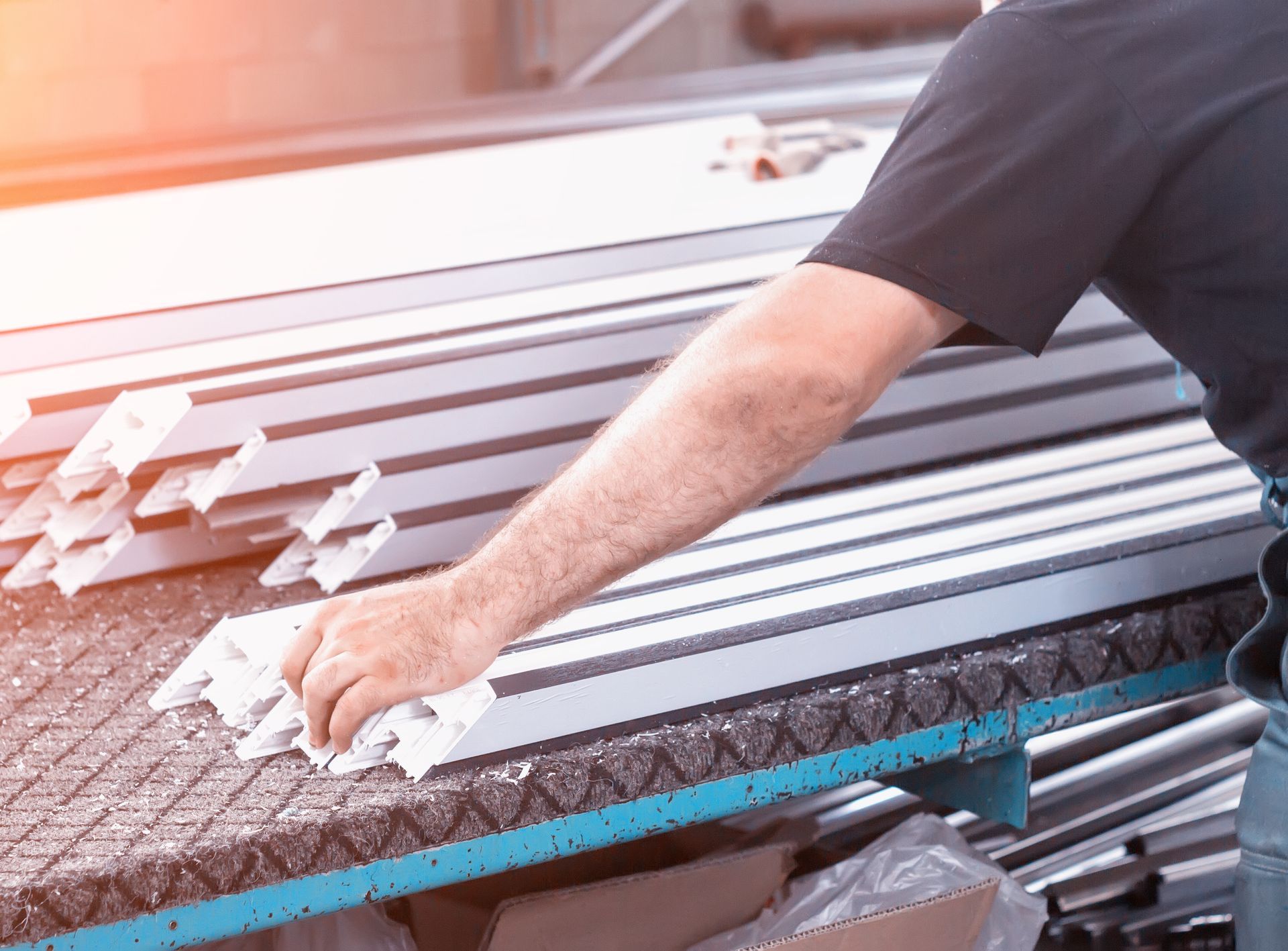 Fabrication de menuiseries en PVC