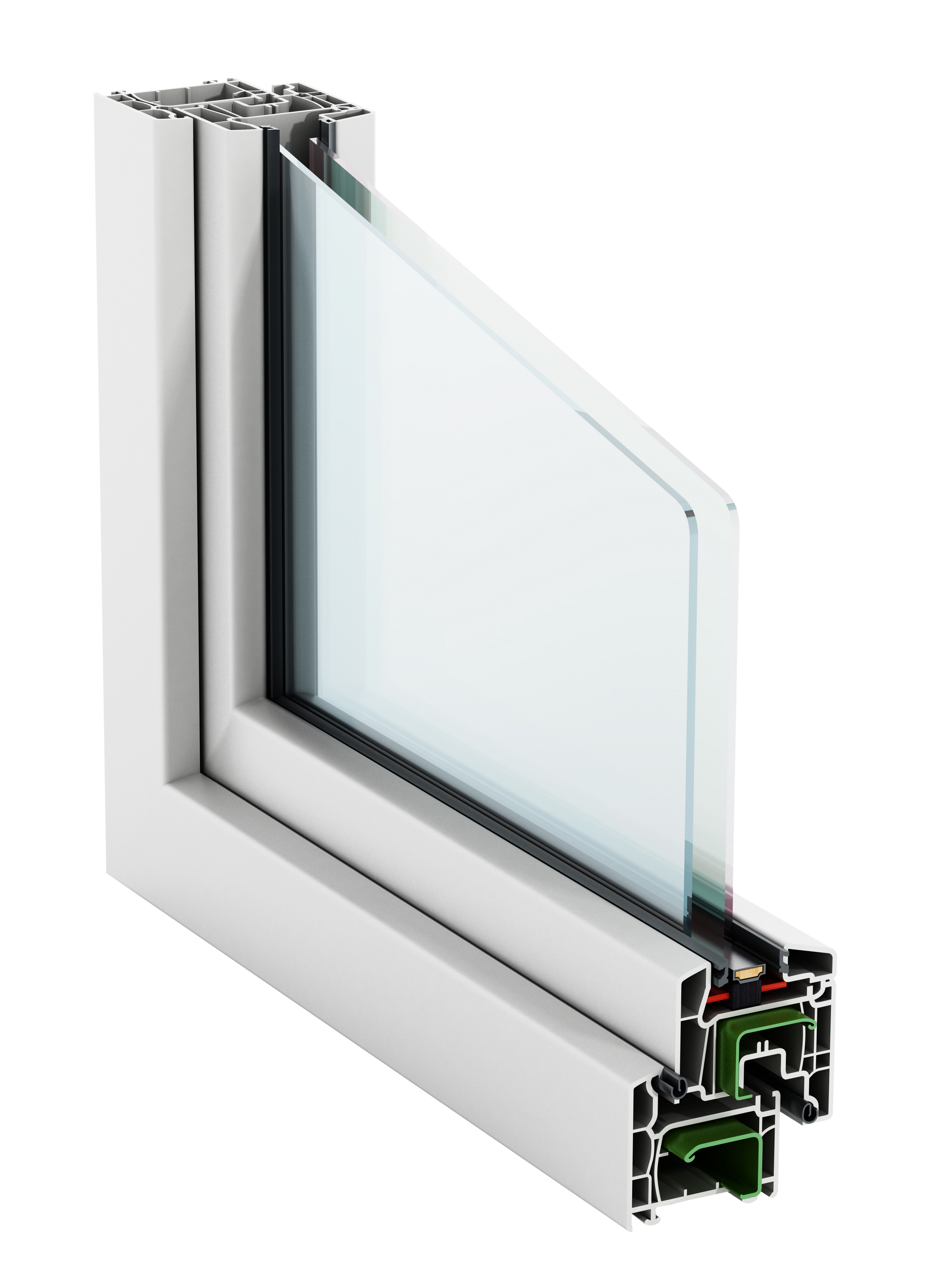 Profile d'une fenêtre en PVC