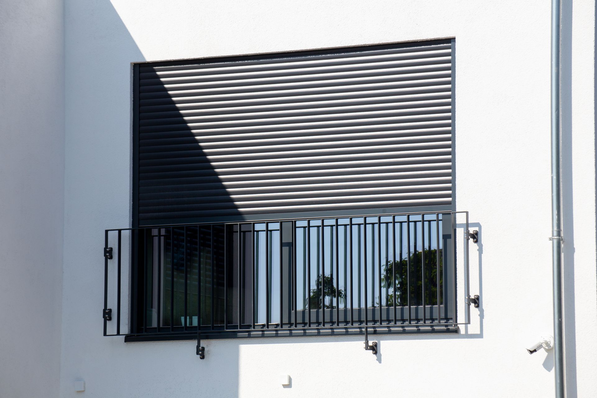 Volet roulant en aluminium gris anthracite