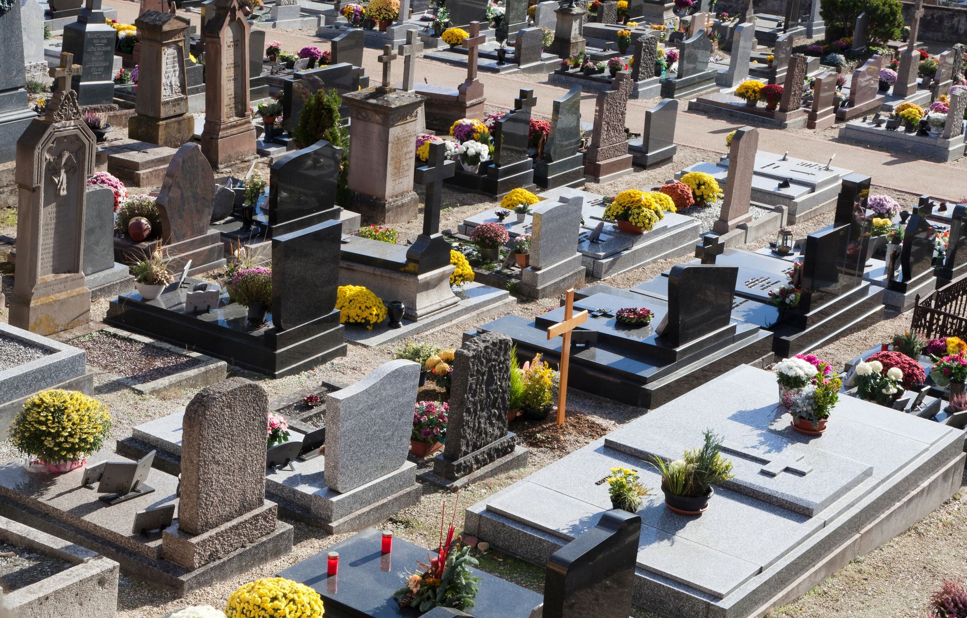 Photo d'un cimetière
