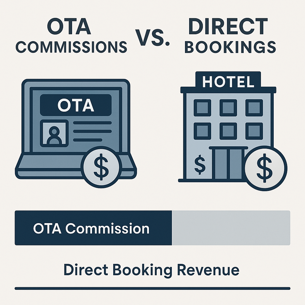 OTA Commissions vs. Direct Bookings