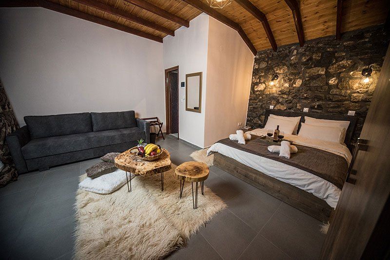 Τετράκλινο με Τζάκι - Nefeli Hotel