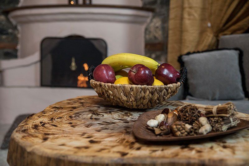 Δίκλινο Δωμάτιο με Τζάκι - Nefeli Hotel