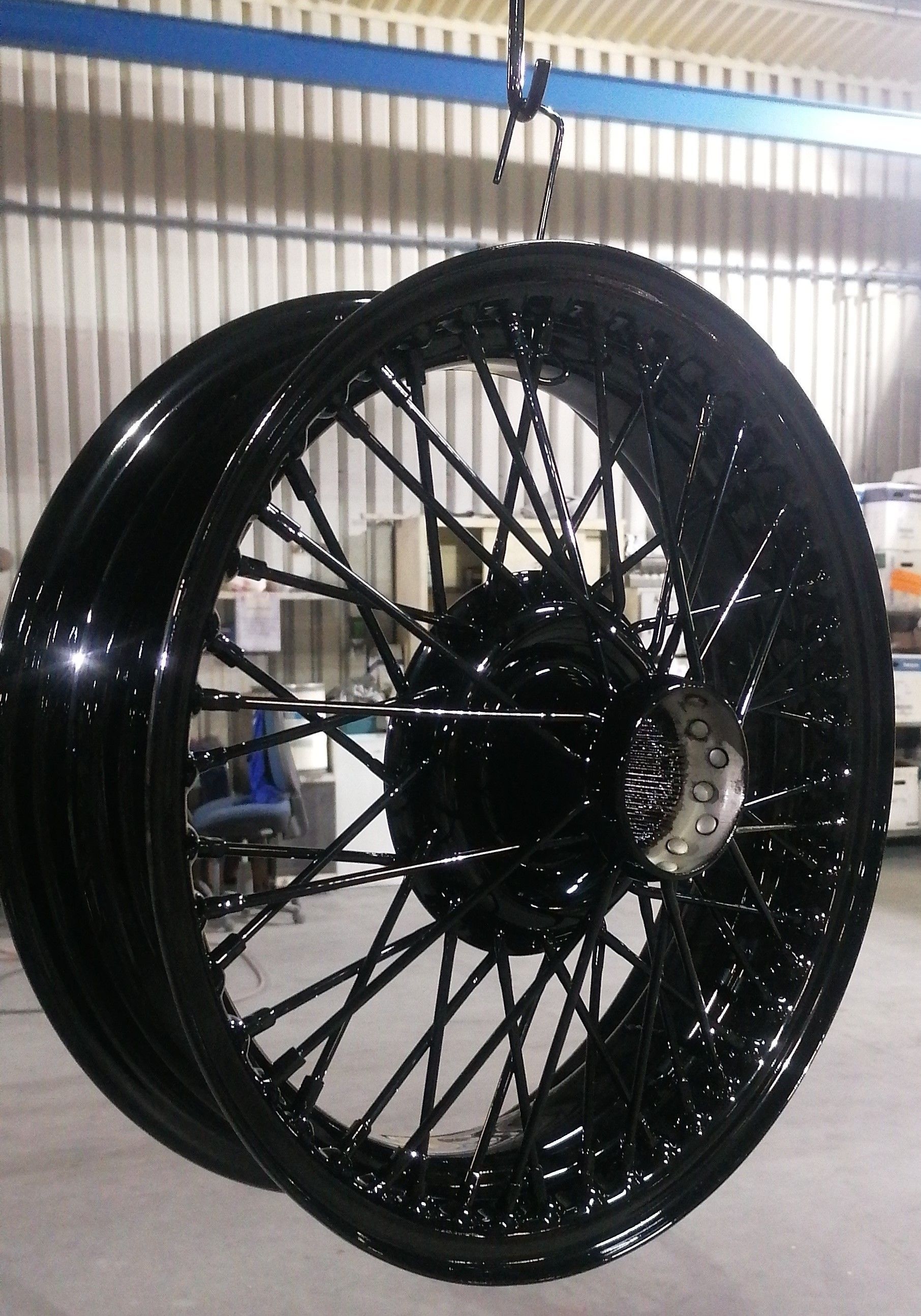 Peinture de pièce auto