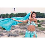 Une femme sur la plage