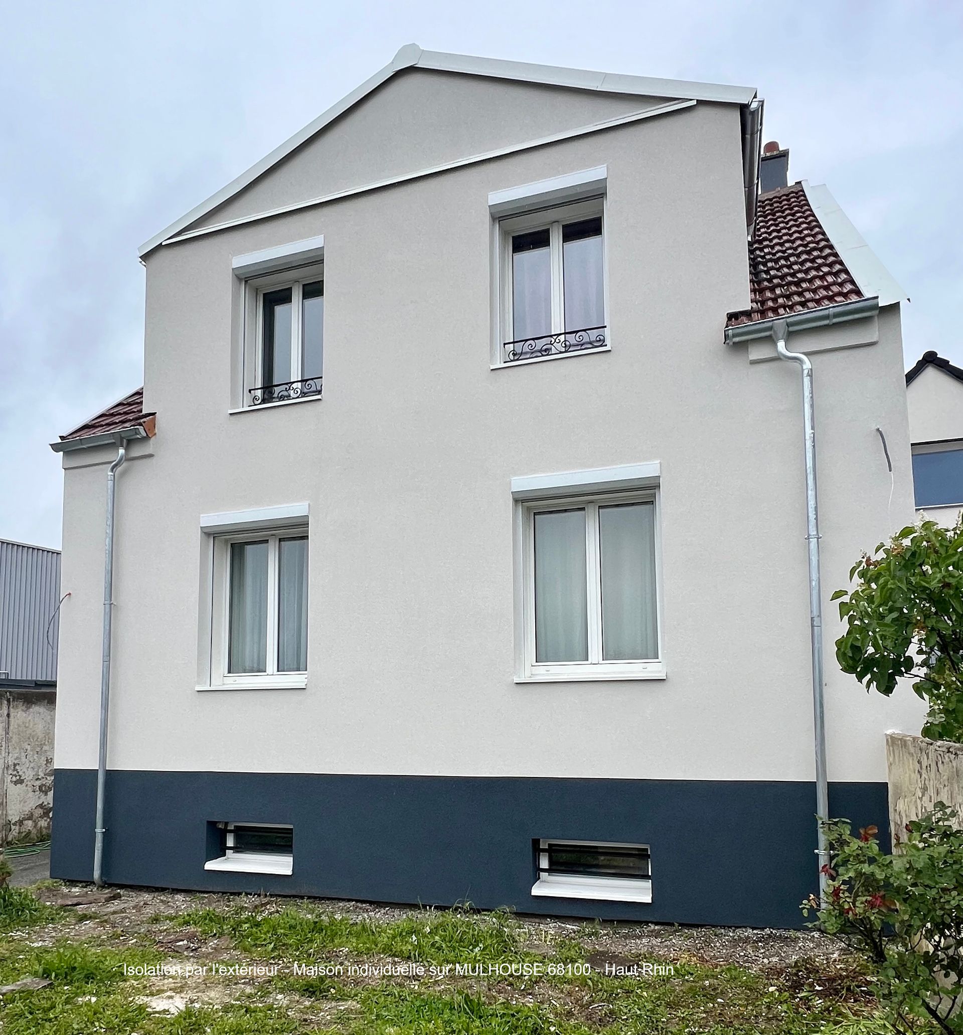 Avant/Après Maison Ite sur Mulhouse isolation thermique façade extérieure