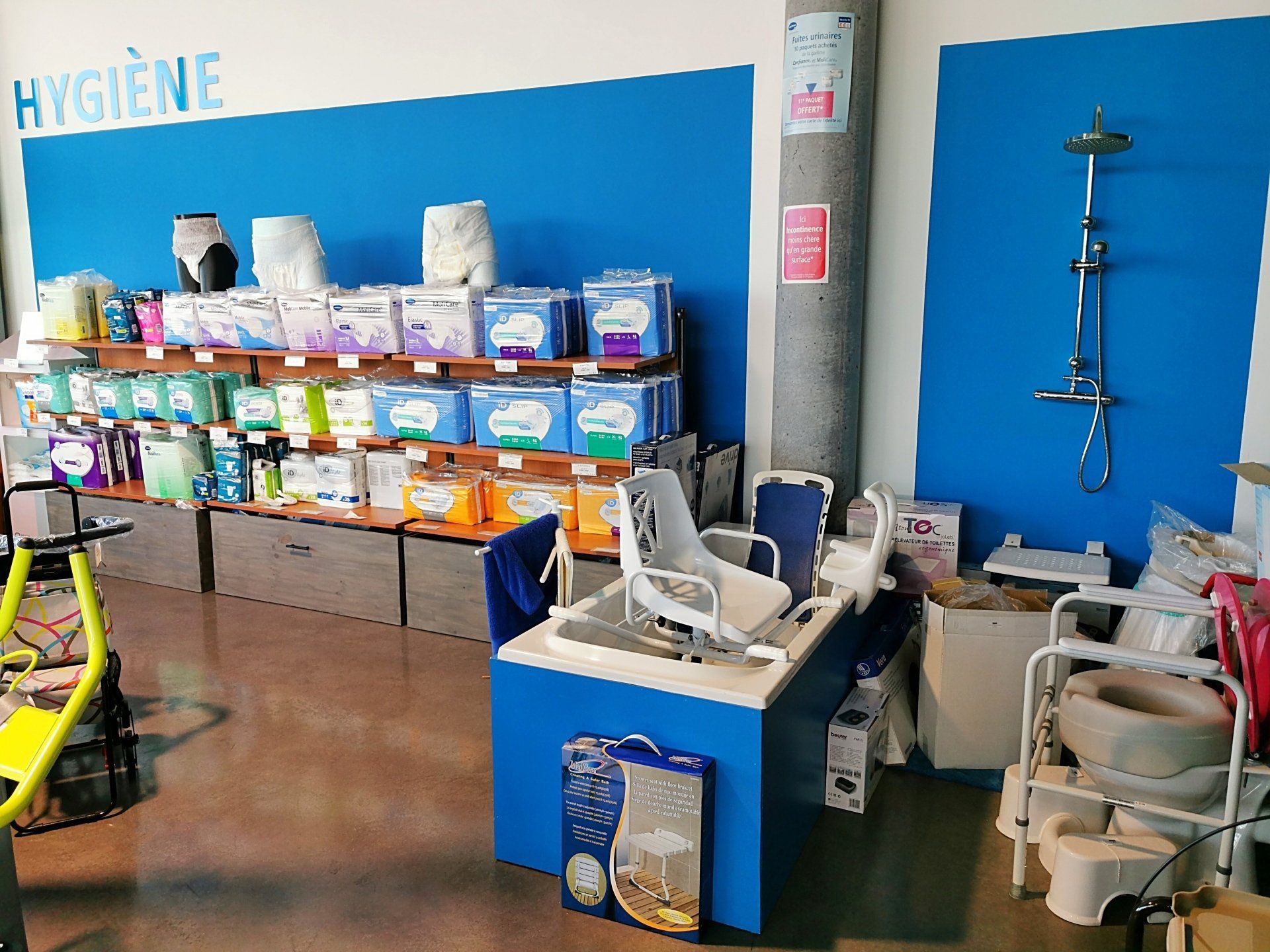 Matériel d'hygiène