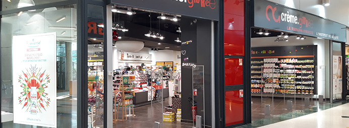 Photo de l'entrée de l'institut de beauté