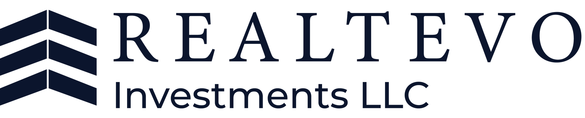 The logo for realteva investments llc is shown on a white background.