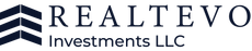 The logo for realteva investments llc is shown on a white background.