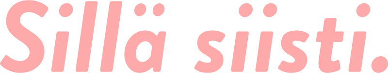 Vaaleanpunainen teksti:  