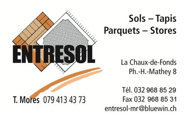 Logo Entresol - Sols Tapis Parquets Stores - La Chaux-de-Fonds