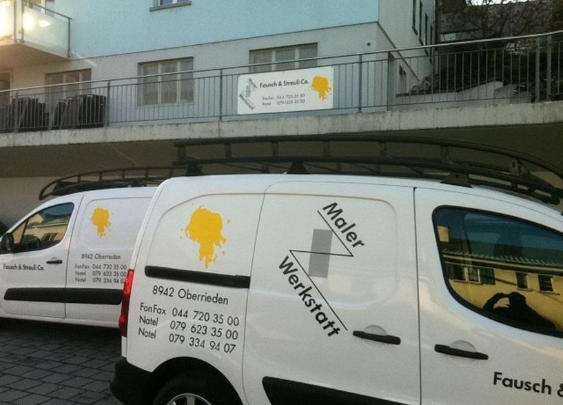 Maler-Werkstatt - Streuli & Fausch GmbH | Horgen