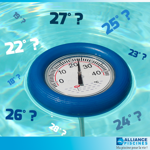 Un thermomètre dans de l'eau 