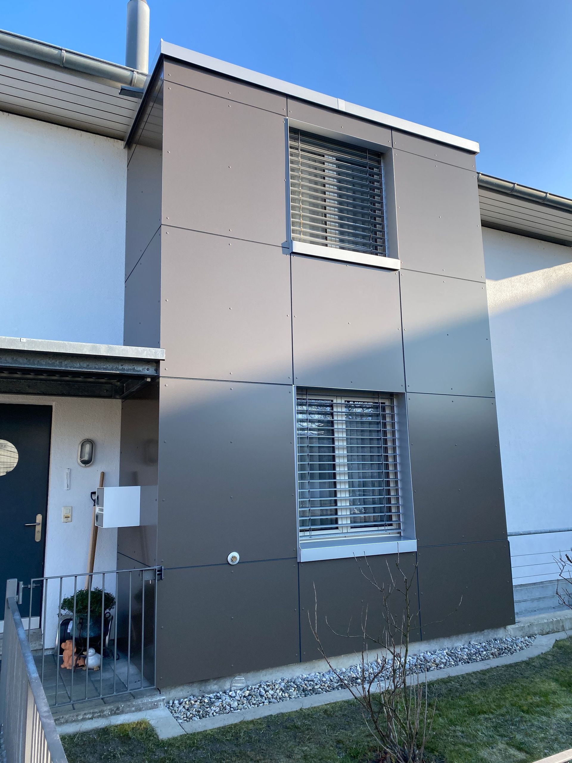 Erker Verkleidung Prefabond