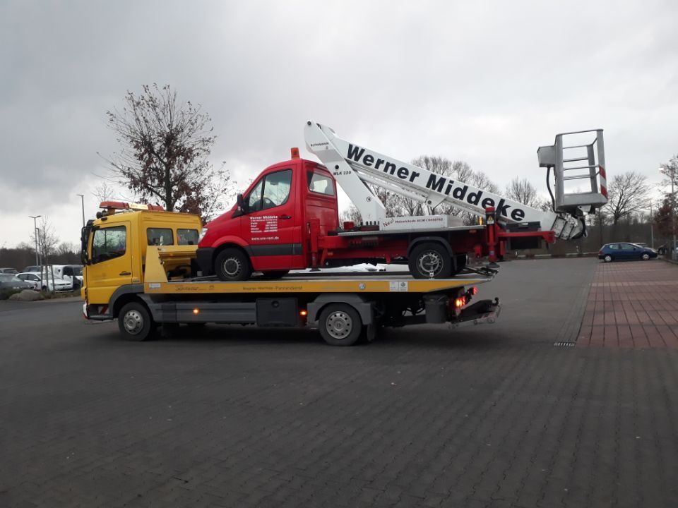 Abschleppen eines Wagens