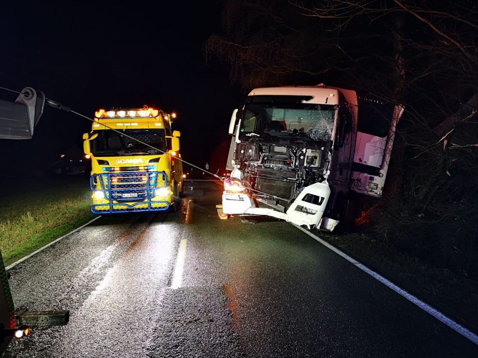 Abschleppdienst in der Nacht