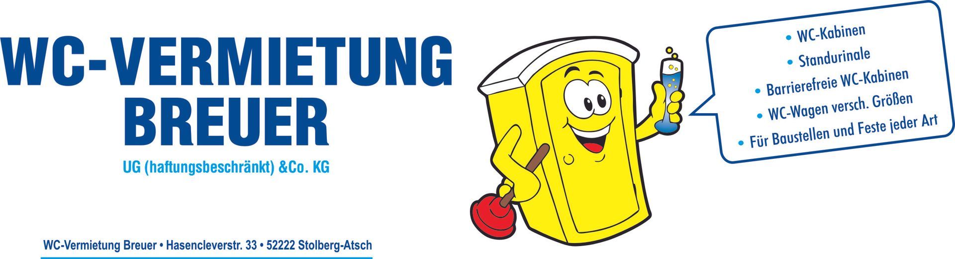 WC Mietservice und Dienstleistungen Breuer e. K., Inhaber Jürgen Breuer Logo