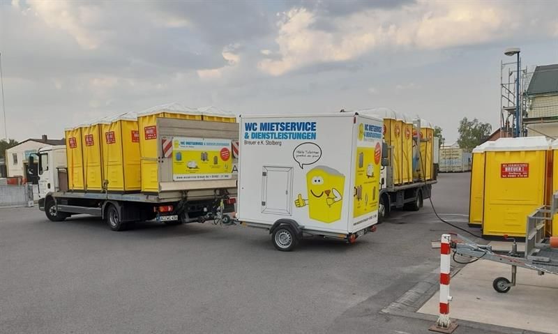 Toilettenanhänger zum mieten
