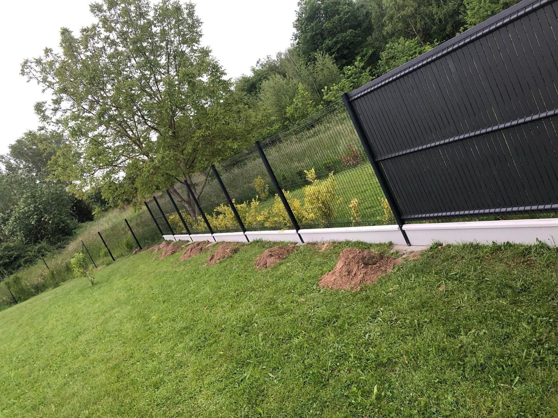 Grillage rigide et brise-vue