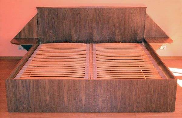 Bettgestell Holzoptik