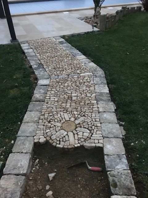Création d'une allée de jardin