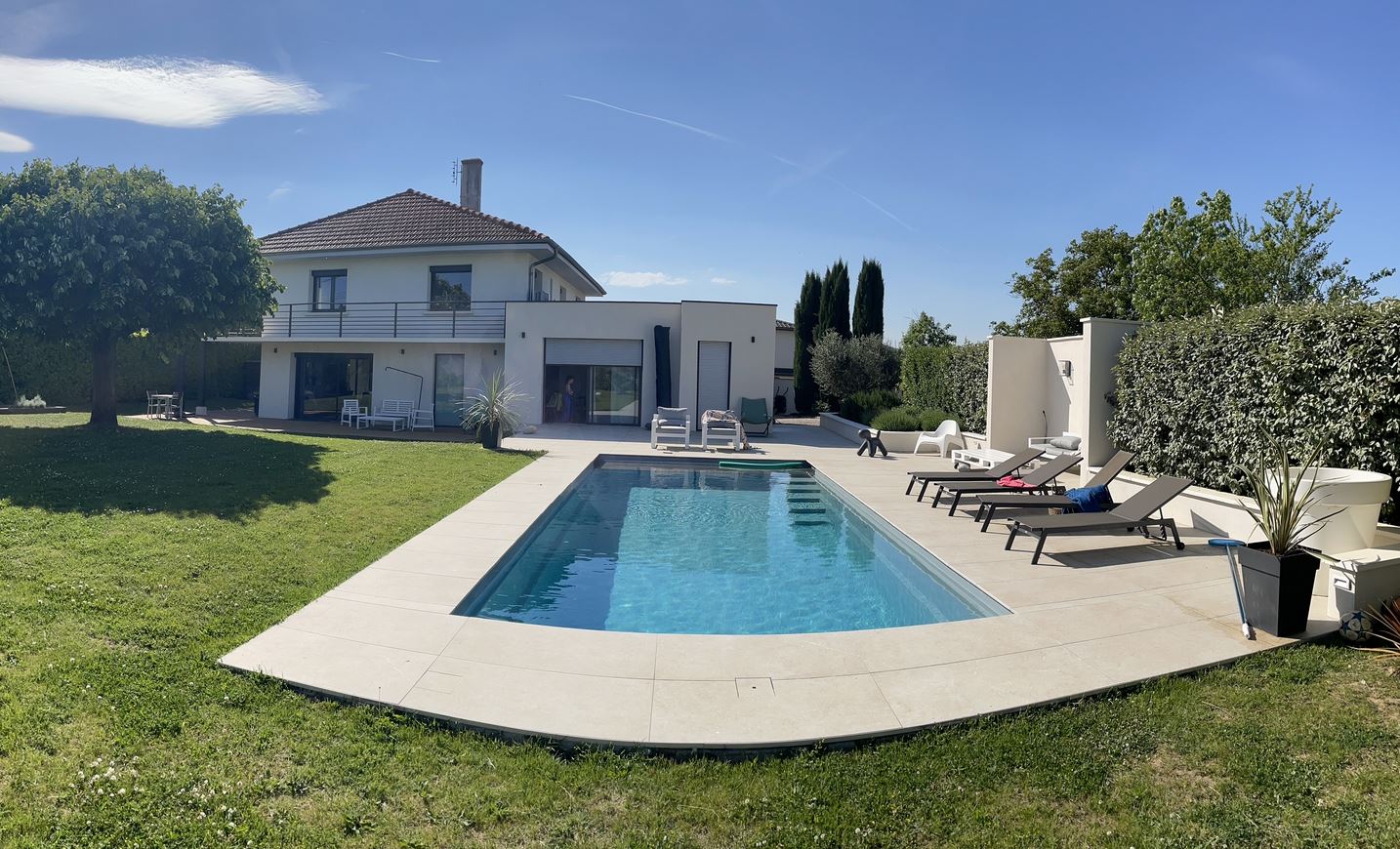 Maison Fontaines-St-Martin Extension Piscine Après Travaux
