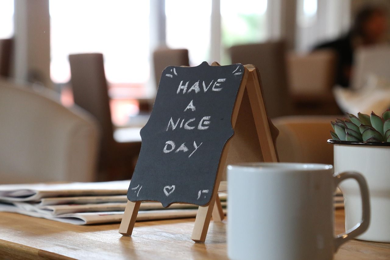 Have a nice day Tischaufsteller