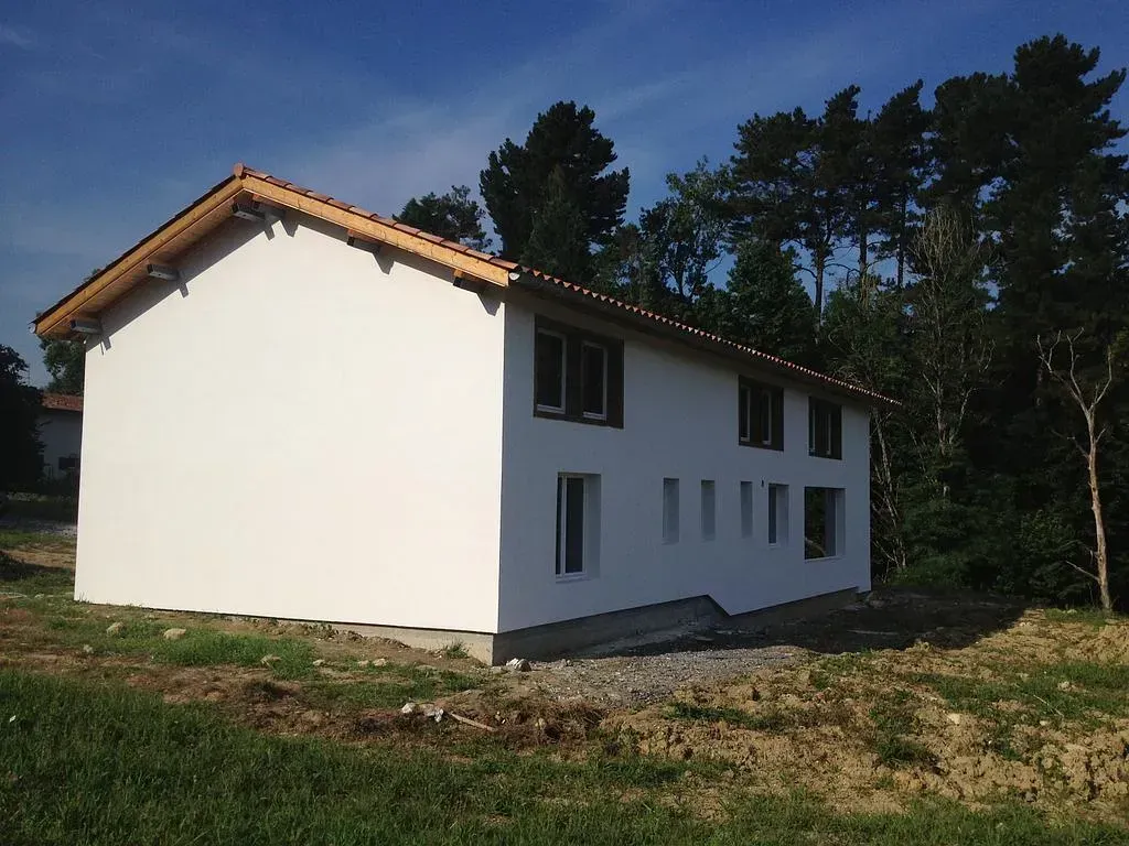 Maison individuelle repeinte