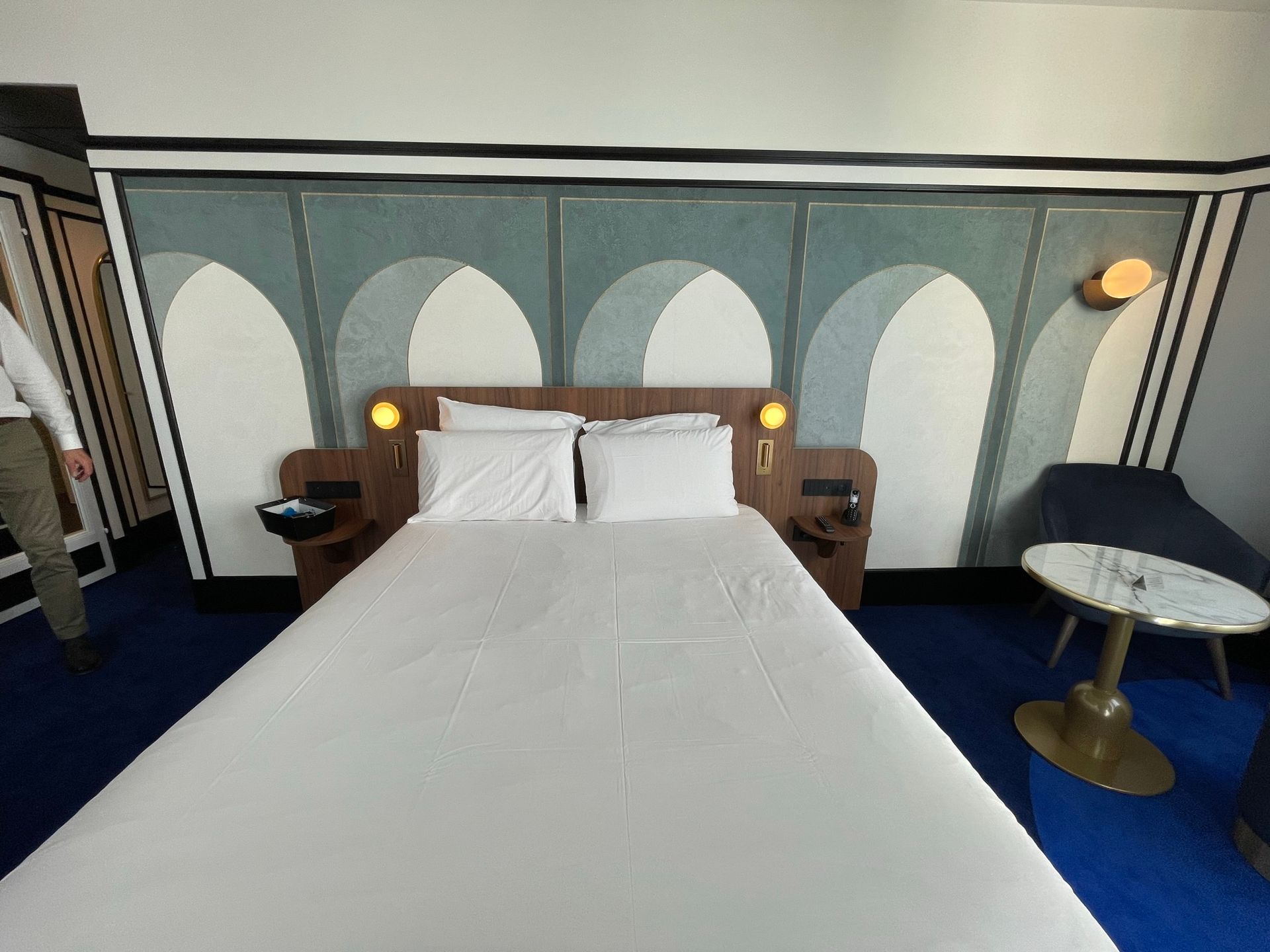 Tête de lit repeinte