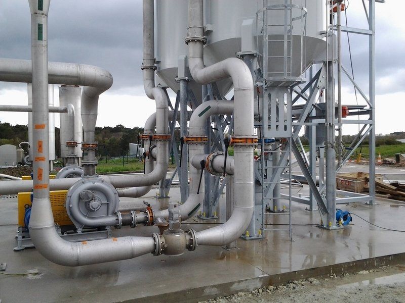 Raccordement centrale biogaz