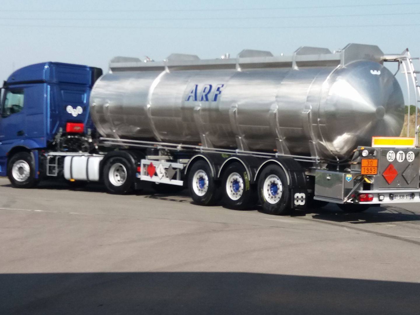 Lavage camion citerne