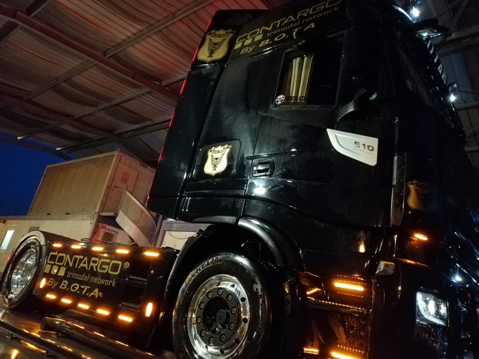 Lavage camion après