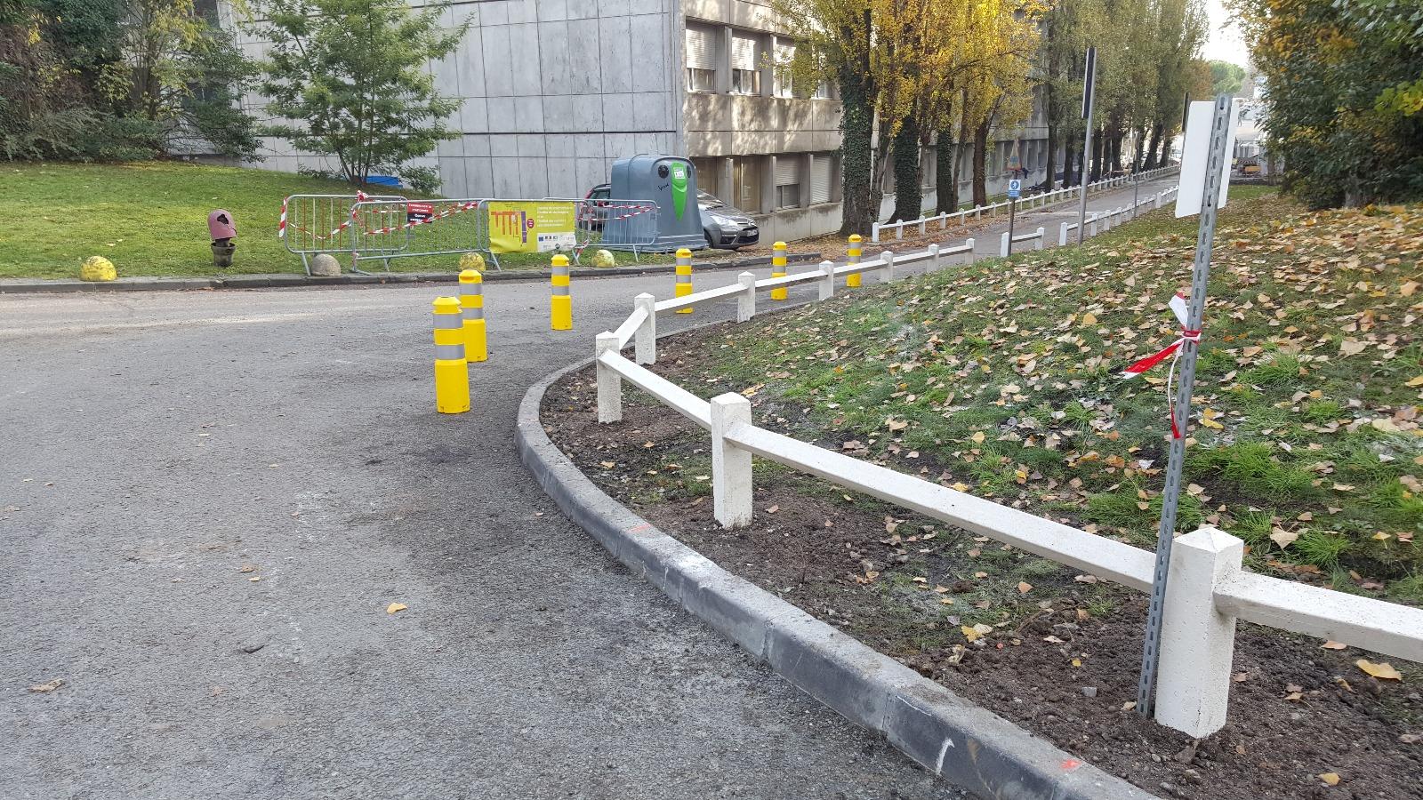 Clôture Paddock  à l'inserm de Bordeaux